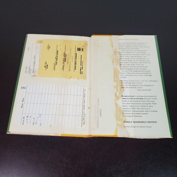 These Strange Ashes Elisabeth Elliot 1975 HC DJ Missionary EX-LIB - Picture 9 of 12